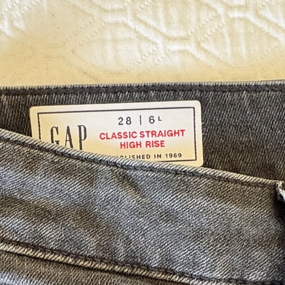 GAP Classic Fit Charcoal Jeans